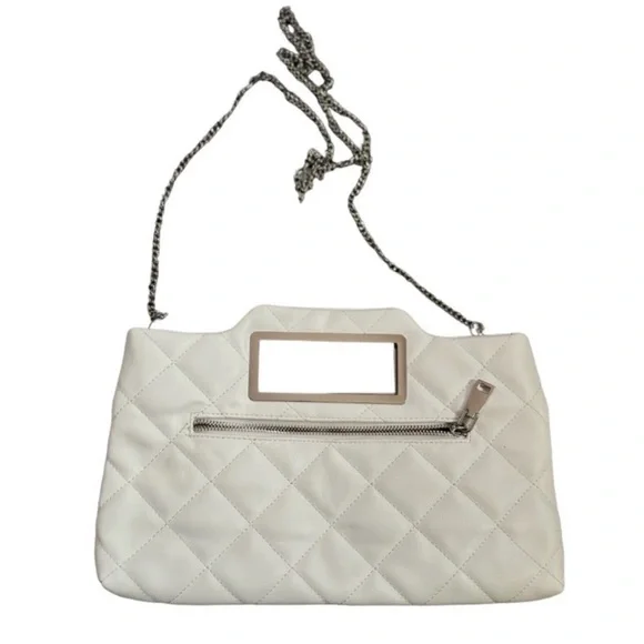 White Quilted clutch by I.N.C. International Concepts NWOT - Picture 4 of 4